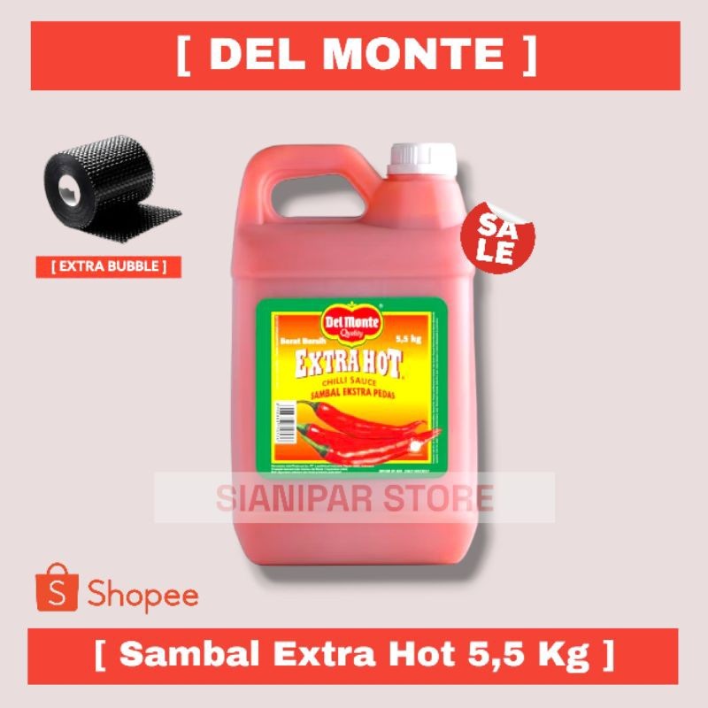 

DELMONTE SAMBAL EXTRA HOT DRG 5.5KG JERIGEN