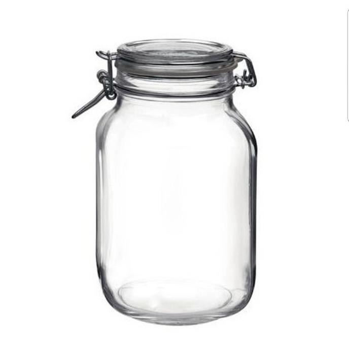 Hermetico 2L/Jar Hermetico/Toples kaca/Toples Kue/Toples Jar/Toples