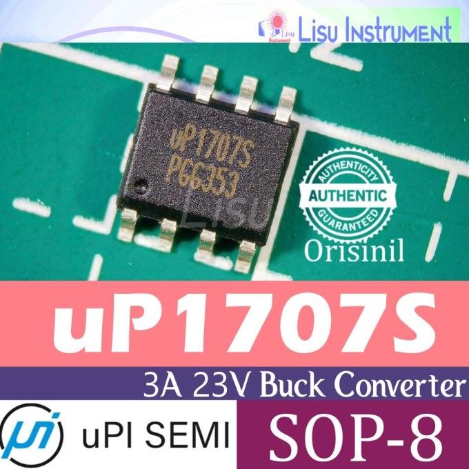 Diskon uP1707S 3A High-Efficiency Synchronous-Rectified Buck Converter PSOP-8 lisu992 Ayo Beli