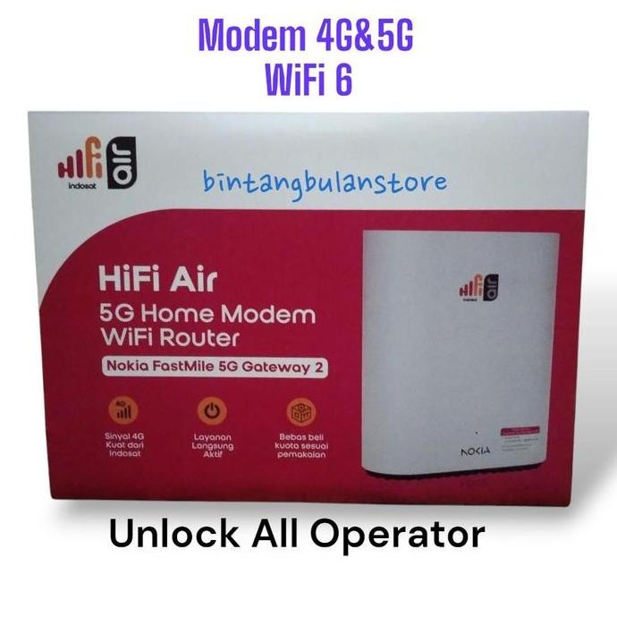 MODEM UNLOCK ALL OPERATOR NOKIA 5G FASTMILE GATEWAY 2 CAT 19 WIFI6 2004T