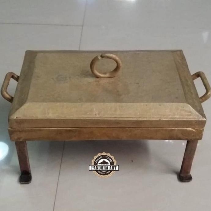 Cetakan kue pukis lubang 6 kuningan