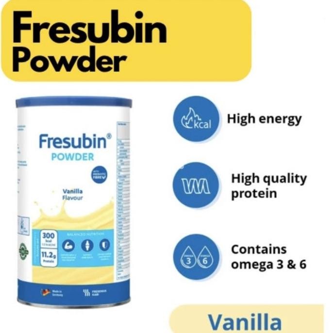 

FRESUBIN POWDER 500 GR KALENG Susu Tinggi Protein Padat Gizi