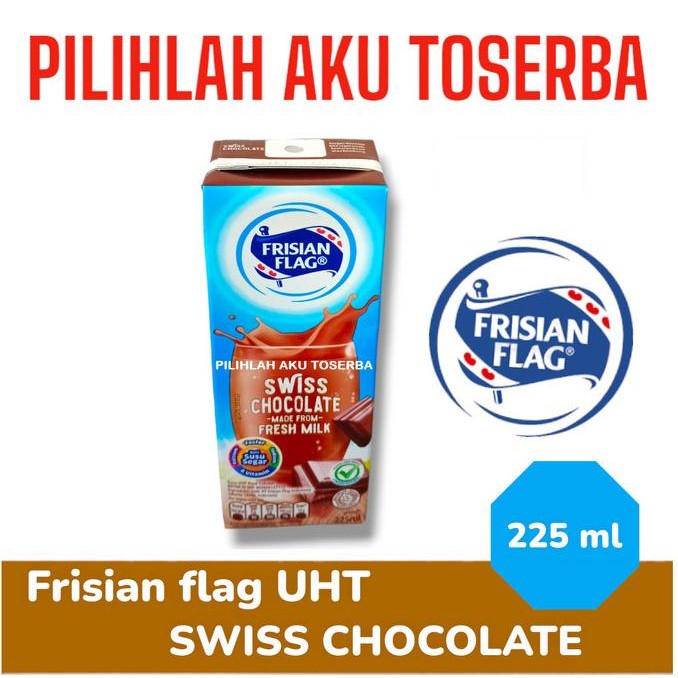 Promo Susu Frisian Flag Swiss Chocolate 225 Ml - ( Harga 1 Dus Isi 36 )