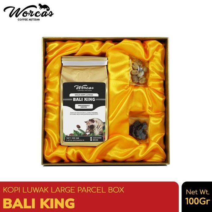 

Murah Worcas Kopi Luwak Liar Bali King 100Gr - Large Gift Box