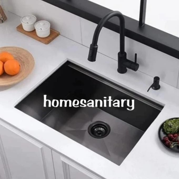 Cars kitchen sink undermount 6045 black