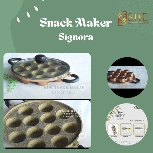 Medi Maker Signora Cetakan Bikang Bika Ambon Apem Kue Lumpur