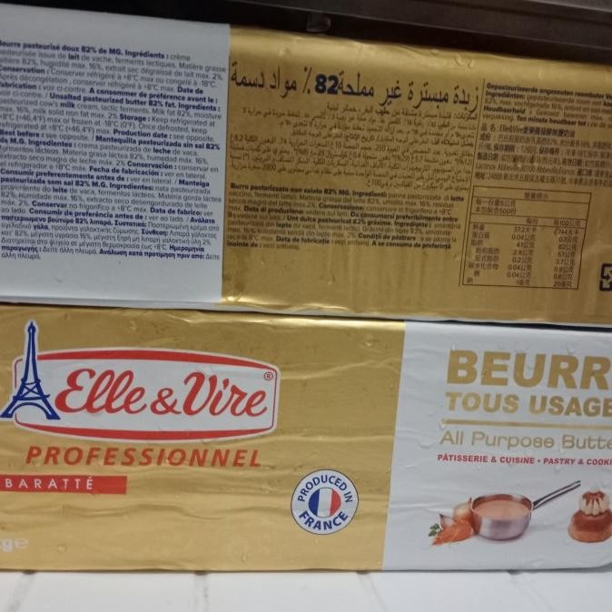 

Promo Butter Elle And Vire Unsalted 2,5Kg Murah