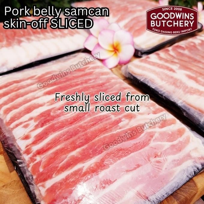 

Promo Pork Belly Skin Off Import All Cuts Spain Coren Denmark Danishcrown Danepork Us Farmland Germany Goldschmaus Perut Samcan Babi Tanpa Kulit Beku Frozen Steak Roast Whole Slice