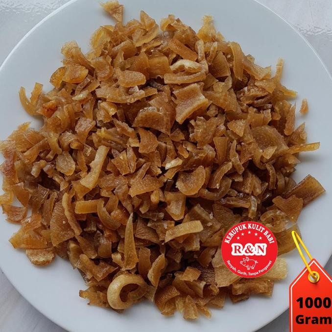 

Grosir Kerupuk Kulit Babi R&N/Cu Jiu Cha - Mentah Ukuran Small Isi Bersih 1Kg