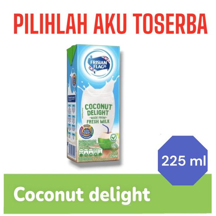 

Sale Susu Frisian Flag Coconut Delight 225 Ml - (Harga 1 Dus Isi 36 Pcs)