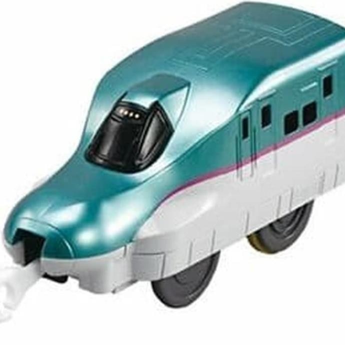 Mainan Kereta Api Tomy Takara Push Sound Train Plairail shinkansen E5