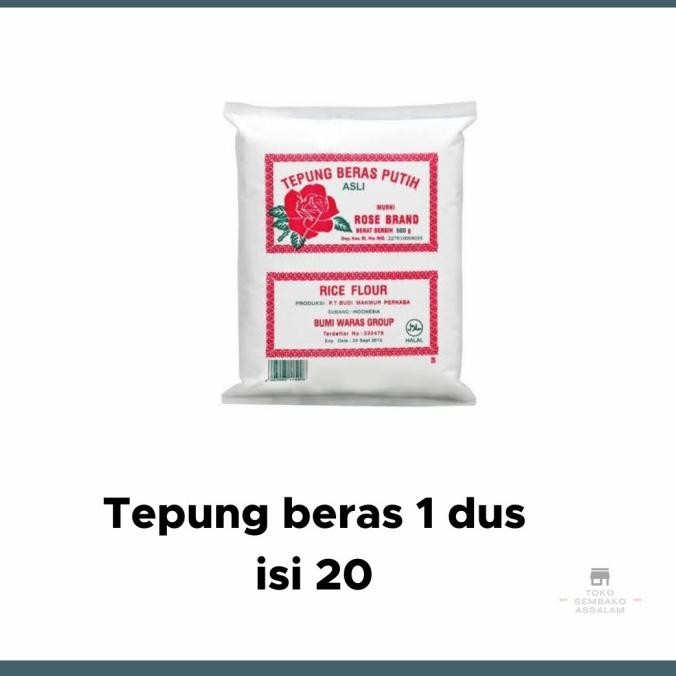 

Sale Tepung Beras Rose Brand 500Gr 1 Dus Isi 24