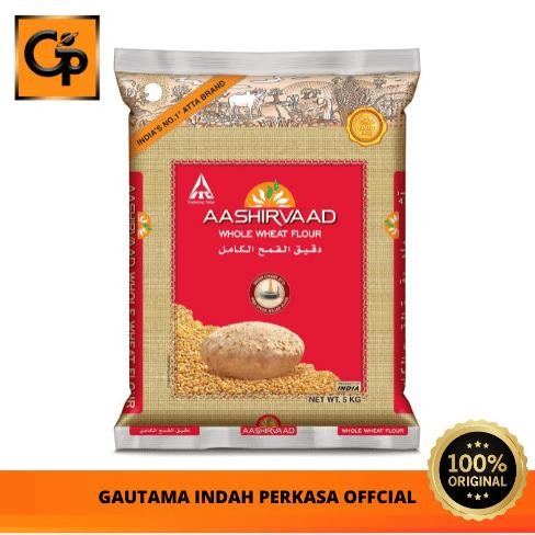 

Grosir Tepung Gandum Utuh Aashirvaad Whole Wheat Floor 5Kg