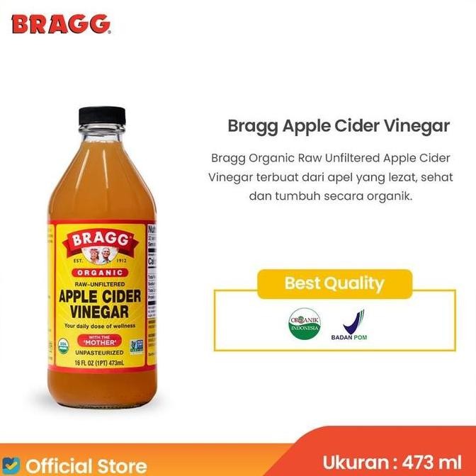 

Grosir Bragg Organic Raw Unfiltered Apple Cider Vinegar 473 Ml Cuka Apel Sehat Organik Original Rice Cuka Buat