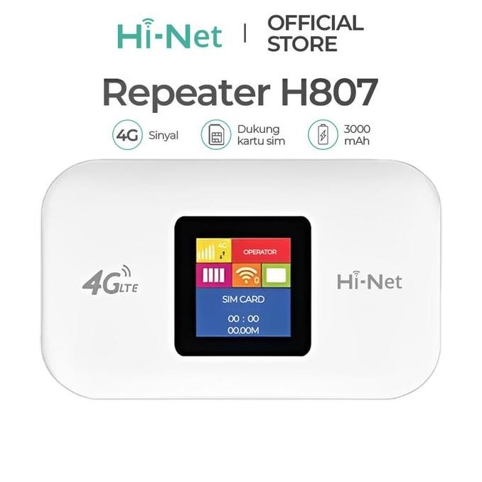 HINET H807/H806/H806PRO  ROUTER WIFI SELULER 4G BERWARNA DAYA TAHAN LAMA 10 KONEKSI 2004T