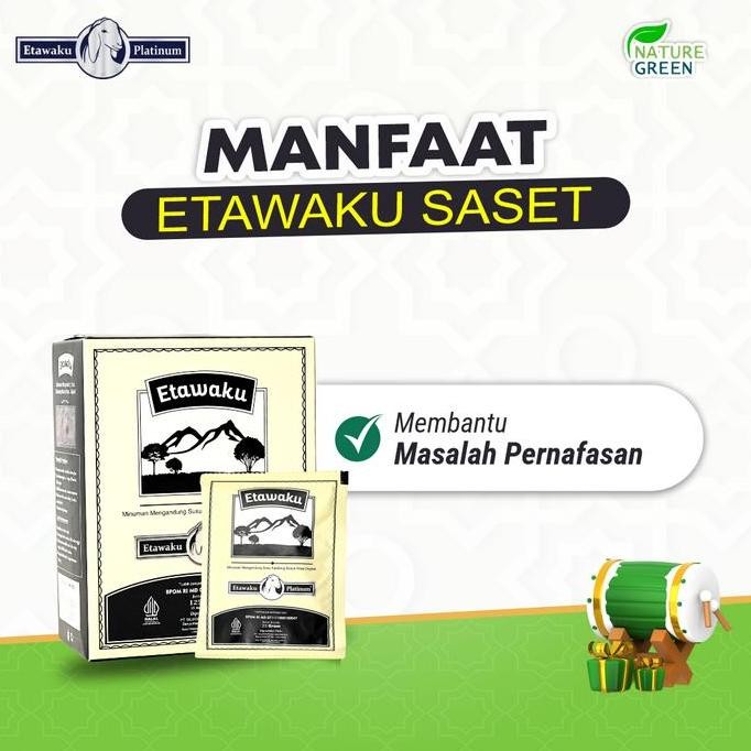 

Murah Etawaku Platinum Saset 5X25Gr - Susu Kambing Etawa Bubuk Rendah Gula - Bantu Masalah Pernafasan