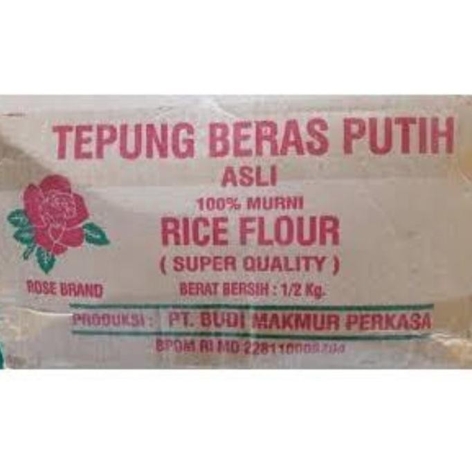 

Grosir Tepung Beras Rose Brand 500Gram 1 Dus 10Kg