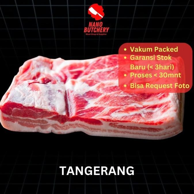 Sale Samcan Daging Babi Pork Belly Import Lembaran Untuk Samcan Crispy Babi Hong Babi Kecap Babi Pan