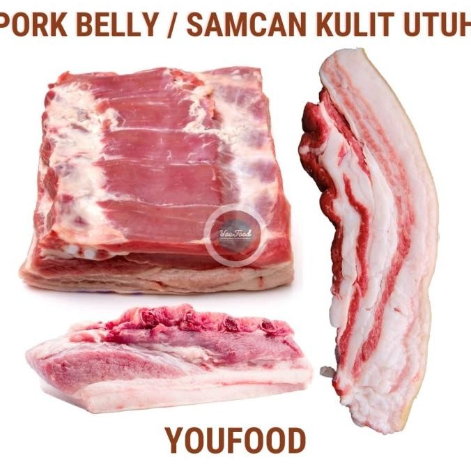 

Sale Pork Belly Skin On - Samcan Babi Dengan Kulit