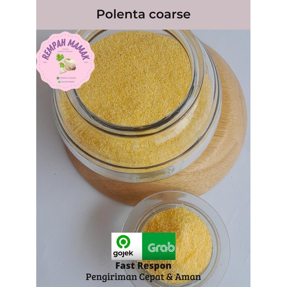

Promo Polenta / Tepung Polenta Coarse 1Kg