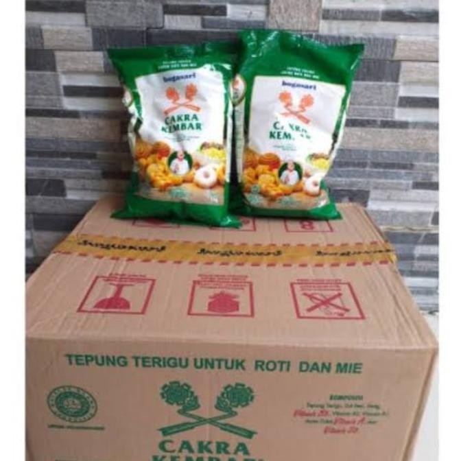 

Murah Terigu Cakra Kembar Kemasan 1Dus 12Kg