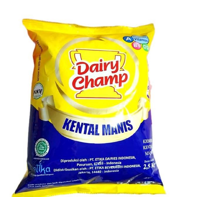 

Grosir [Bake-Inc] Diary Champ Susu Kental Manis 2.5 Kg