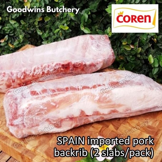 

Sale 1.2Kg Pork Baby Back Rib Tulang Iga Babi - Smithfield Us Imported