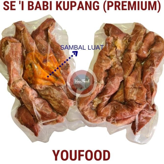 

Grosir Se'I Babi Kupang 500Gr (Include Sambal Luat) - Sei Babi Ntt
