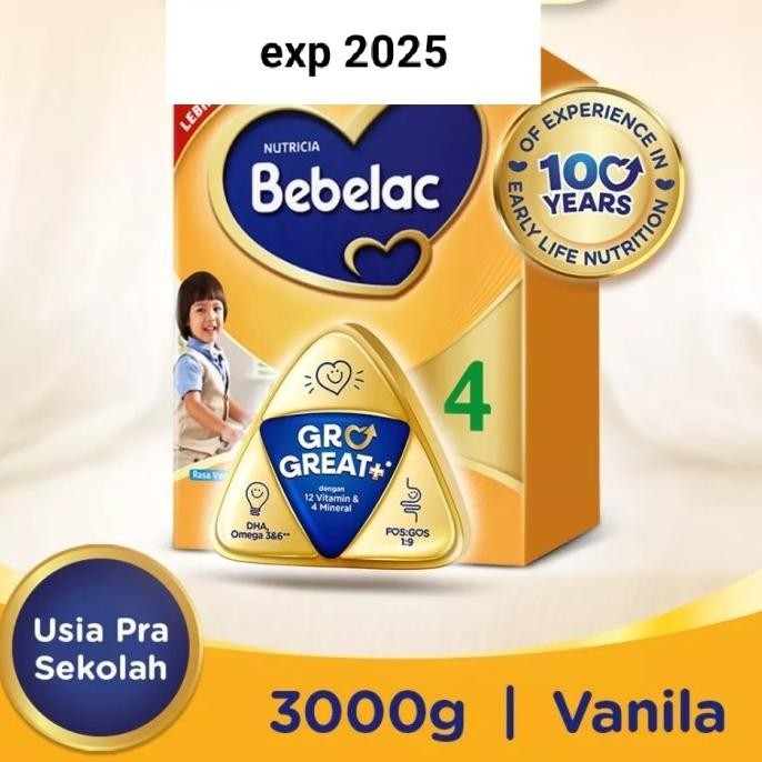 

Grosir Bebelac 4 3000Gr Vanila/ Madu