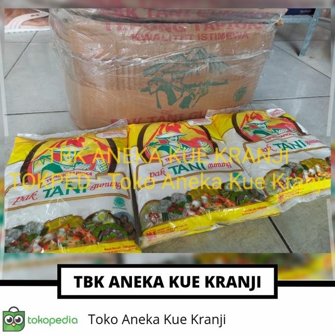 

Grosir Sagu Cap Pak Tani Kuning Dijual Per Dus (500 Gr X 20 Pc) Via Jne