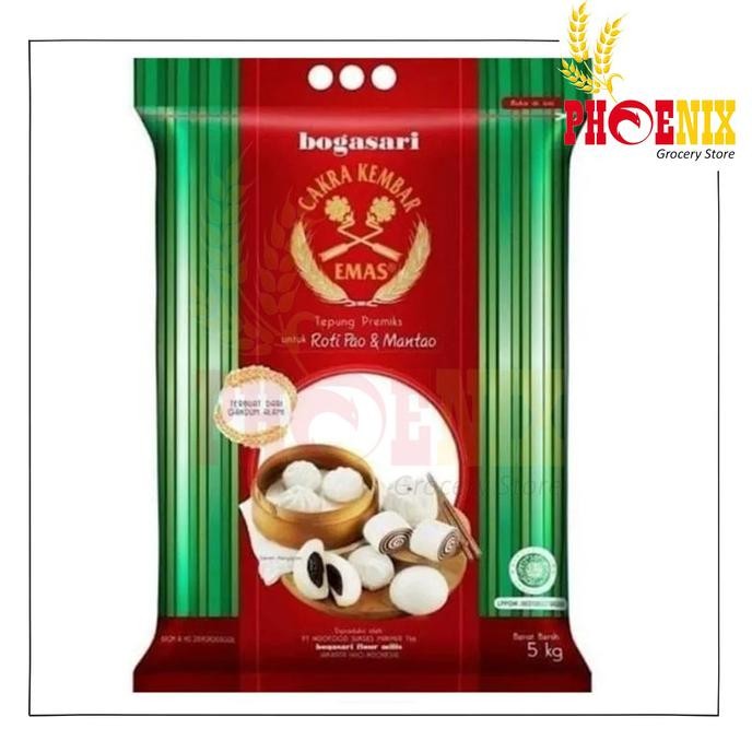

Promo Tepung Terigu Cakra Kembar Emas Pao 5 Kg