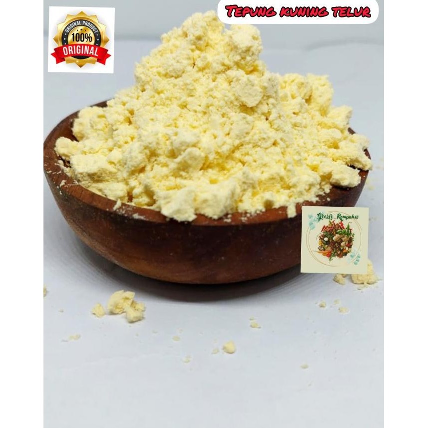 

Grosir Tepung Kuning Telur / Egg Yolk Flour 1Kg