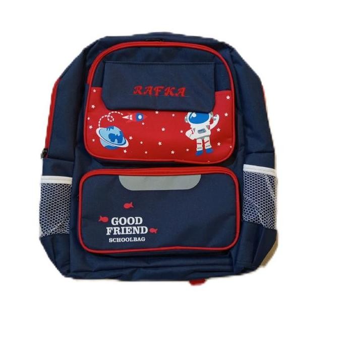 Murah Tas Bordir Nama / Tas Ransel Anak Sekolah TK-SD Bisa Bordir Nama Sendiri. Fashion Aksesoris Be