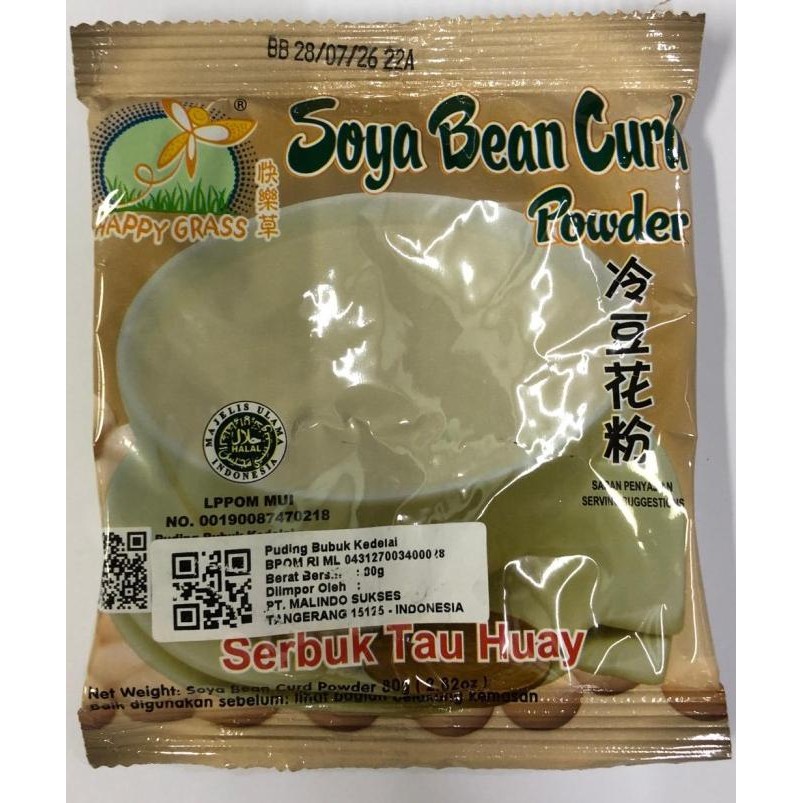 

Sale Soya Bean Curd Powder / Serbuk Puding Kembang Tahu 1 Dus ( 40 Pcs )