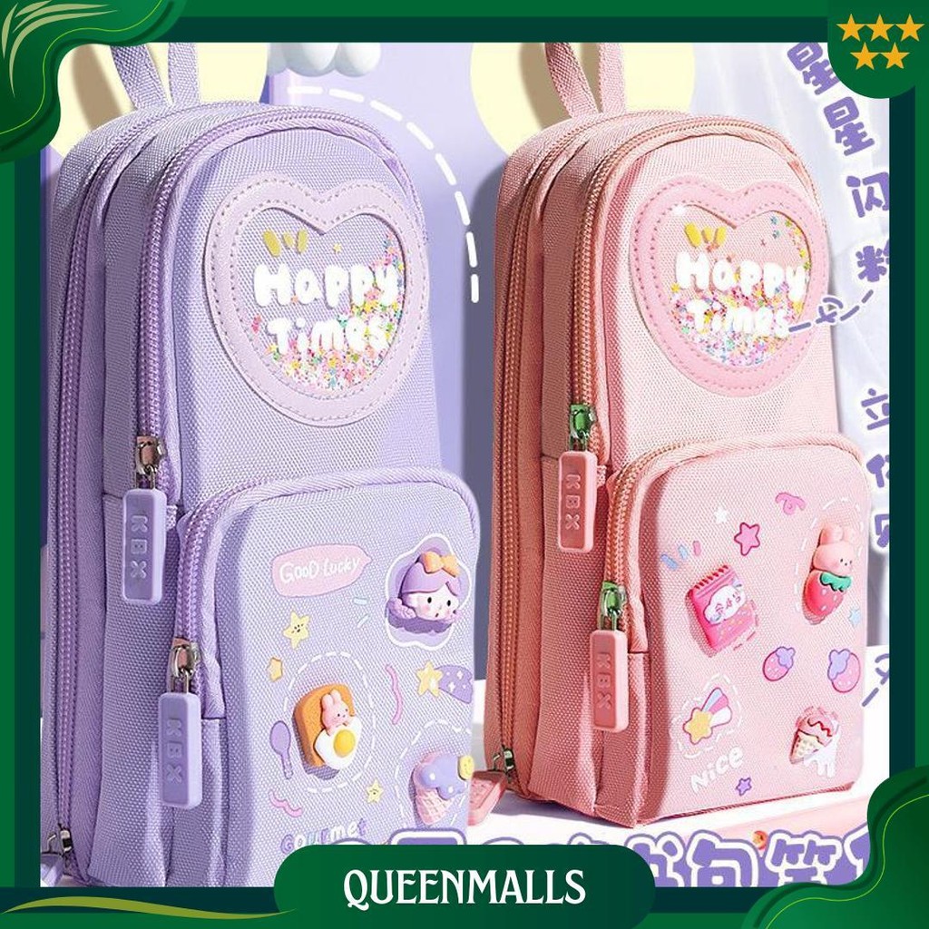 

Tempat Pensil Kartun Besar Pencil Case Tempat Pensil Dekoratif Berkarakter Gemerlap Ori