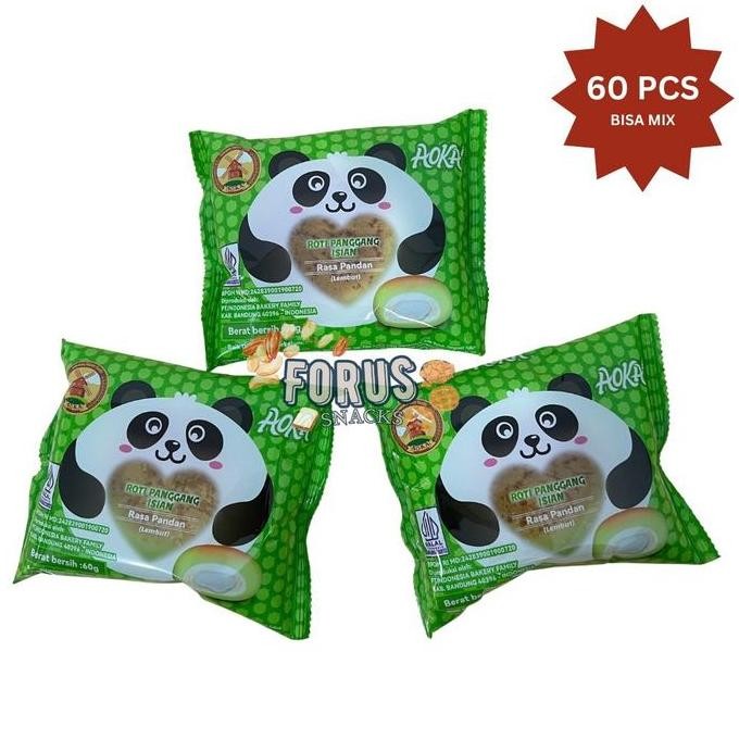 

Promo Aoka Roti Panda 1 Dus Isi 60 Pcs Lebih Hemat! Viral Terbaru Tersedia Semua Varian Rasa Termurah
