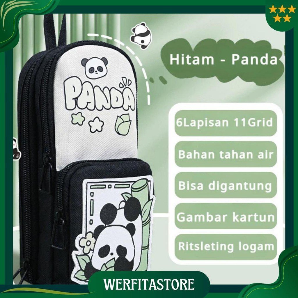 

Kotak Pensil Anak Sekolah/Tempat Pensil Kapasitas/ 6 Lapis Tempat Pensil Kartun Motif Capybara Kuromi Melody Panda /Lopoy/Kapibara/Astronaut Ori