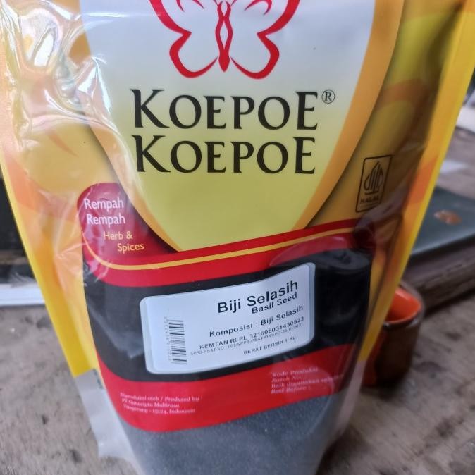 

Promo Biji Selasih 1 Kg Koepoe - Koepoe Berat 1Kg