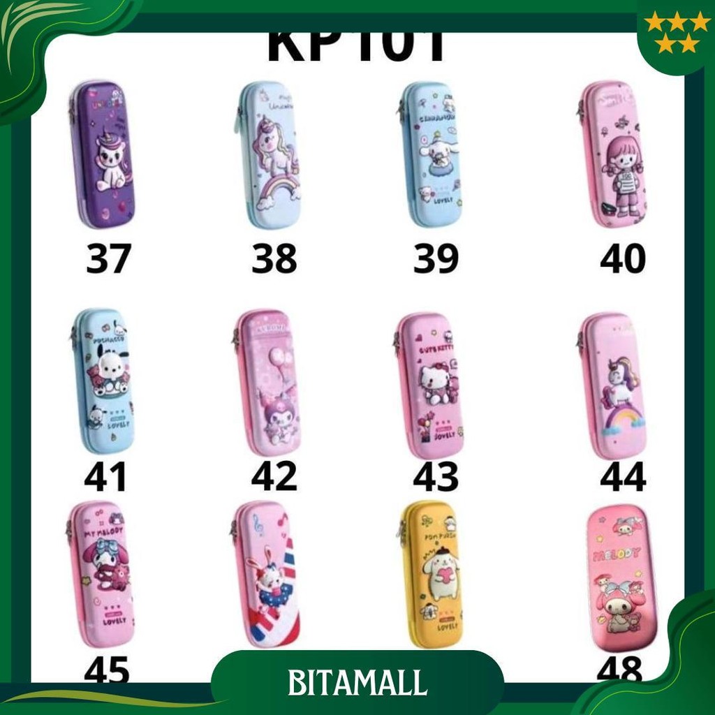 

Gokido - Kp101 Tempat Pensil Anak Perempuan Murah Kotak Pensil Anak Perempuan Gambar 3D Anak Kotak Pensil Anak Anak Gratis Ongkir