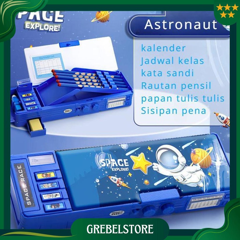 

Kotak Pensil/Bahan Tahan Air Kuromi Tempat Pensil Password /Multifungsi Lapis Ganda Berkapasitas Besar Lucu- Termasuk Rautan Pensil Kotak Alat Tulis Sale