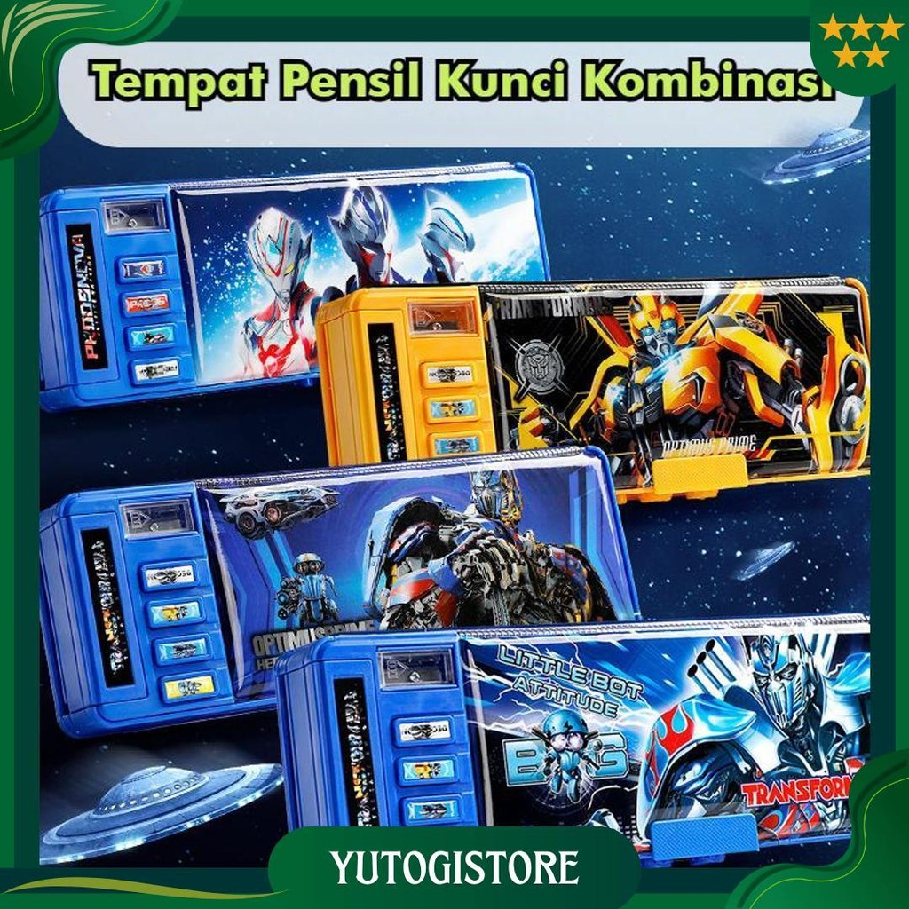 

Tempat Pensil Magnet Sandi Kotak Anak Kode Sandi Kunci Kombinasi Tombol Multifungsi Kartun Dua Sisi Tahan Air Dengan Rautan Dan Kapasitas Besar Gratis Ongkir