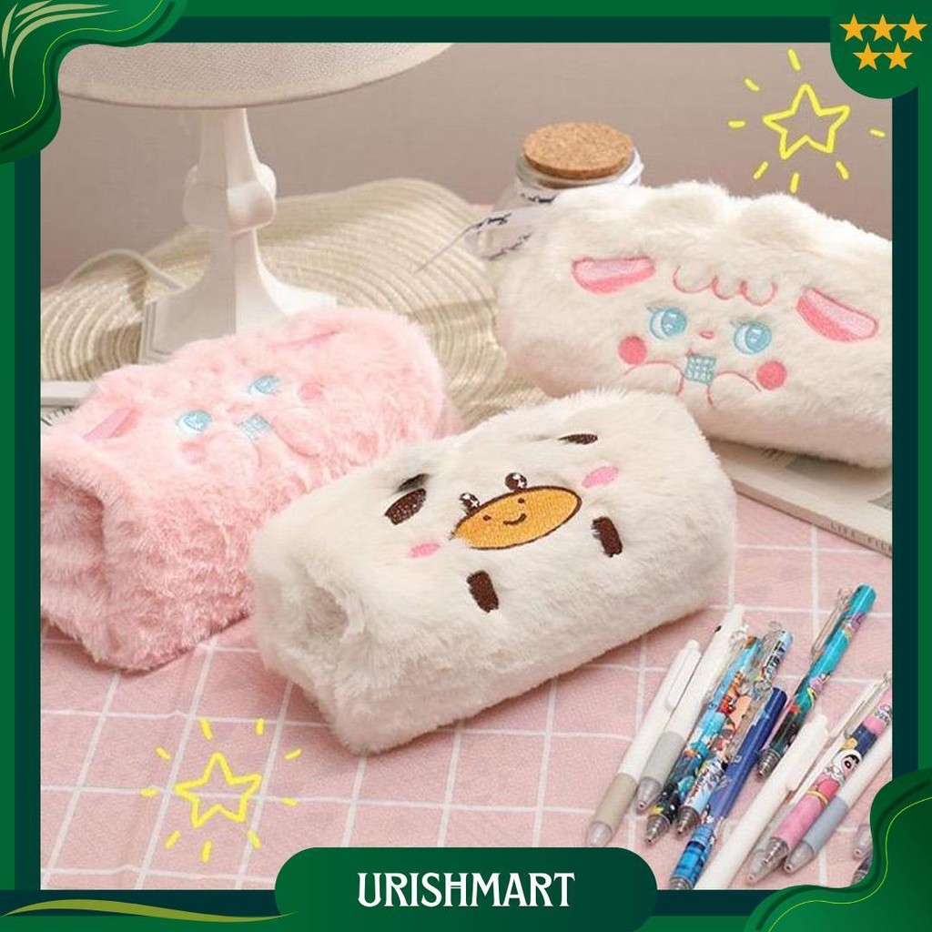 

Tempat Pensil Bulu Boneka Sapi Domba Kelinci | Pouch Kosmetik | Tempat Hp | Tepak Alat Tulis Lucu Promo 4.4