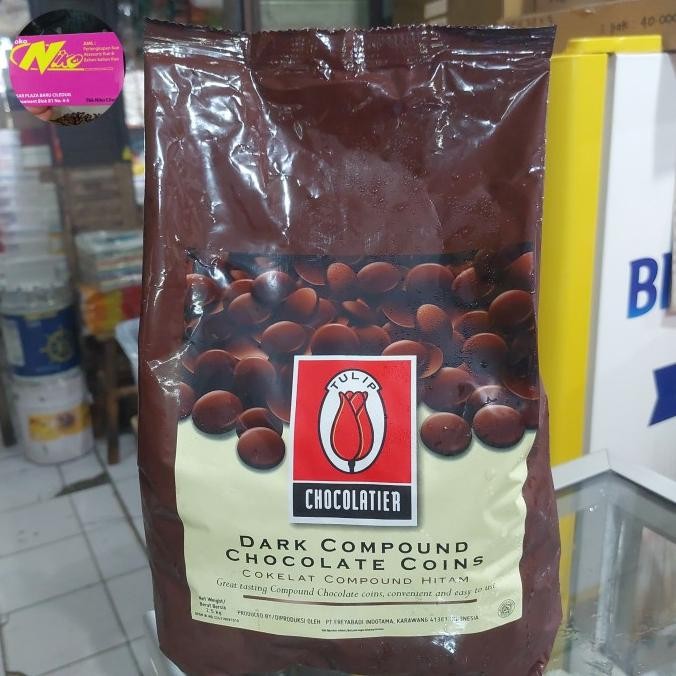 

Sale Tulip Dark Compound Chocolate Coins 1Kg Khusus Gojek Dan Grab