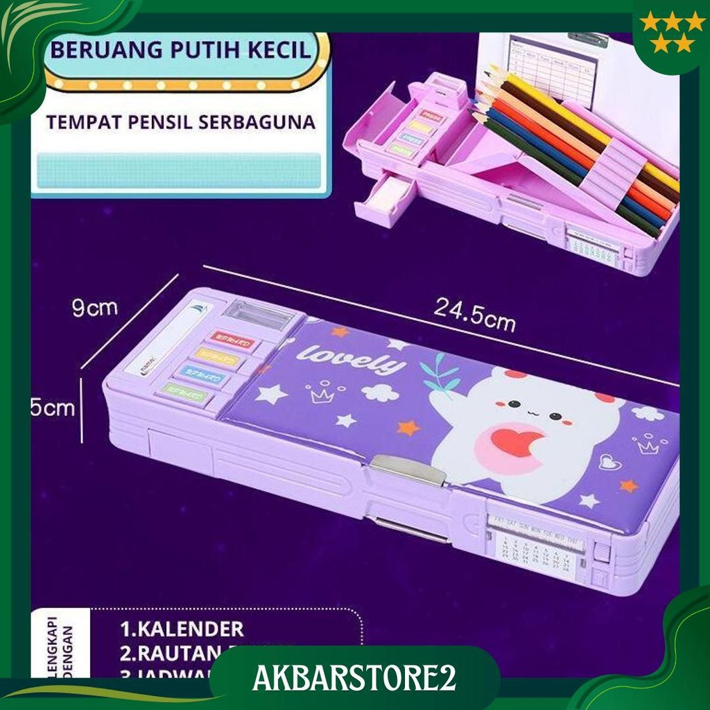 

CodTempat Pensil Multifungsi Untuk Siswa Sekolah Dasar, Anak-Anak, Taman Kanak-Kanak, Kapasitas Besar, Tempat Pensil Sederhana Gratis Ongkir