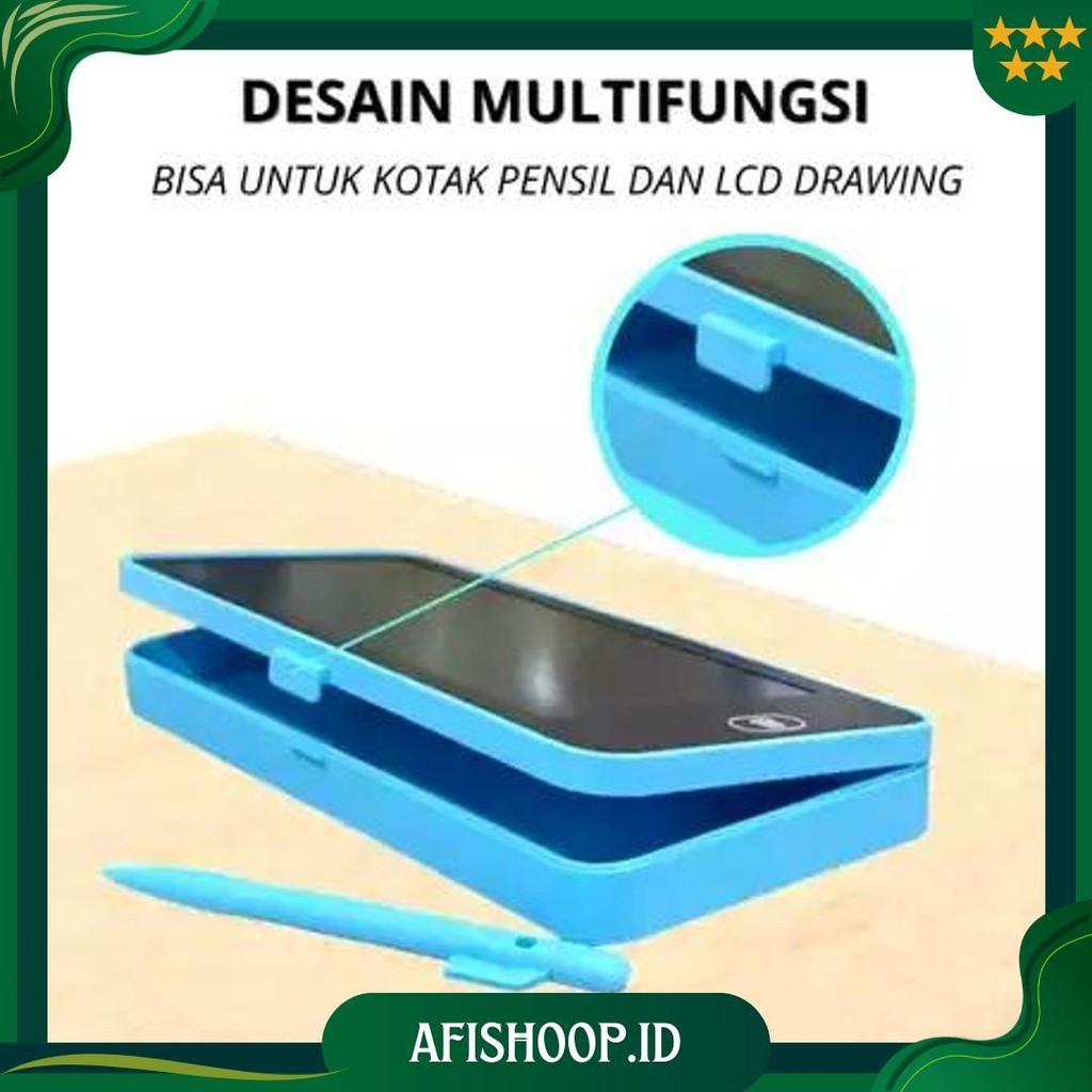 

Lh Kotak Pensil Case Lcd Writing Drawing Box Case Pencil Drawing Pad Edukasi 2In1 Gratis Ongkir