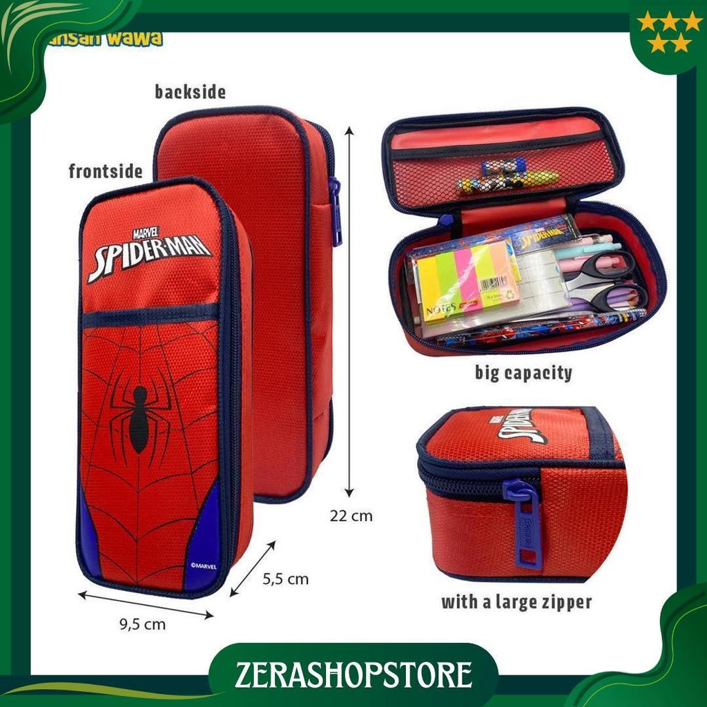 

Disney Marvel Pencil Case. Tempat Pensil Multifungsi Karakter Spiderman, Mickey Mouse Promo Puncak