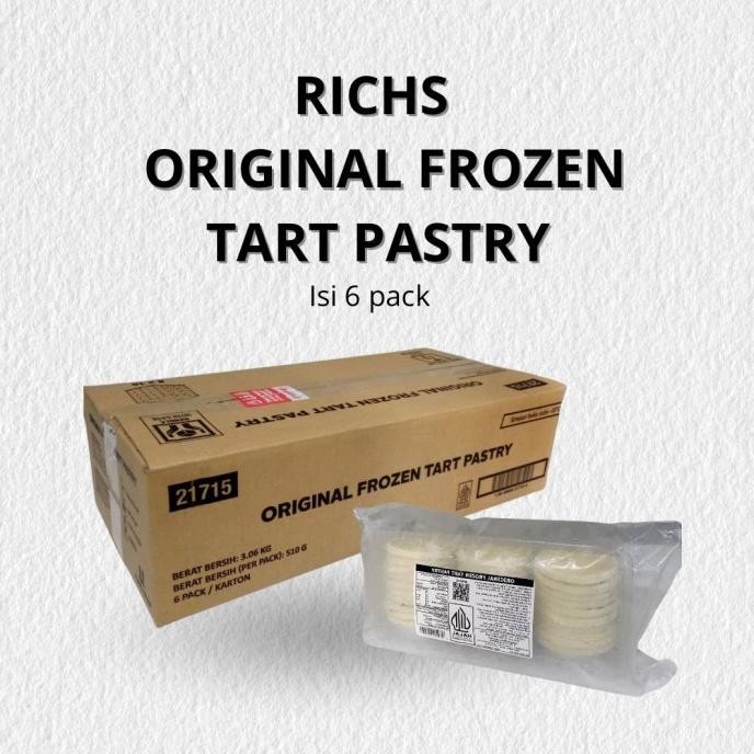 

Sale Rich'S Original Frozen Tart Pastry 1 Pack