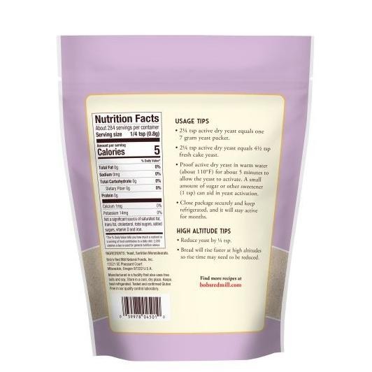 

Murah Bob'S Red Mill Gluten Free Active Dry Yeast 227Gr