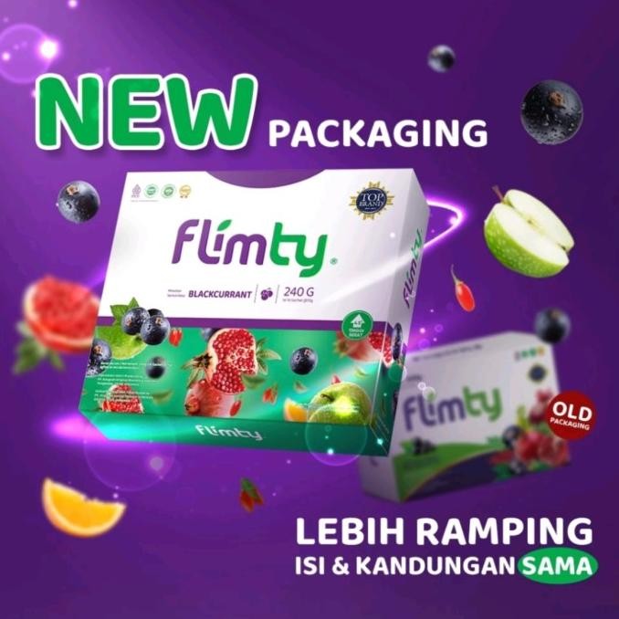 

Flimty Fiber | Detox Diet | 1 Box (isi 16 Sachet) | Antioksidan