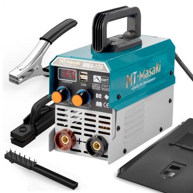 Murah Mtmasaki Portabel Mesin Las Mma 120A Igbt Mesin Las Mini Mesin Trafo Las Inverter Mesin Las Li